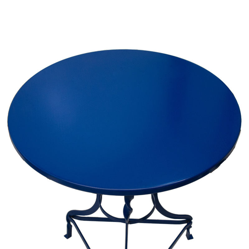 Table Noah pakoworld metallic blue D58x72cm