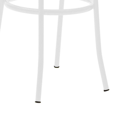 Vienna chair pakoworld pe rattan beige-metal white