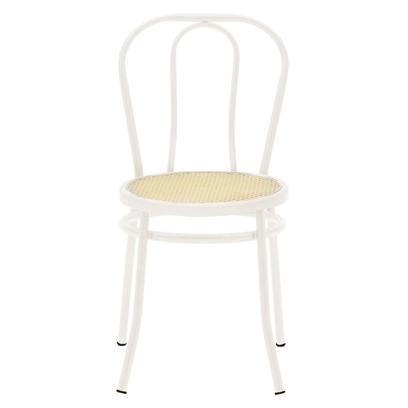 Vienna chair pakoworld pe rattan beige-metal ecru