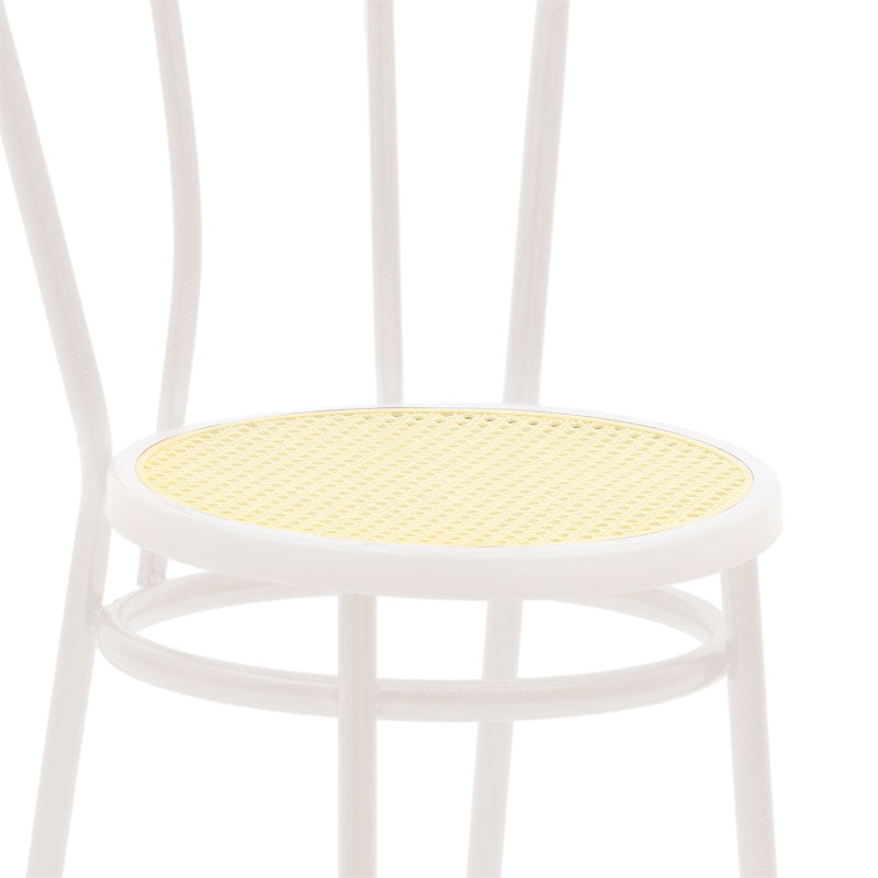 Vienna chair pakoworld pe rattan beige-metal ecru