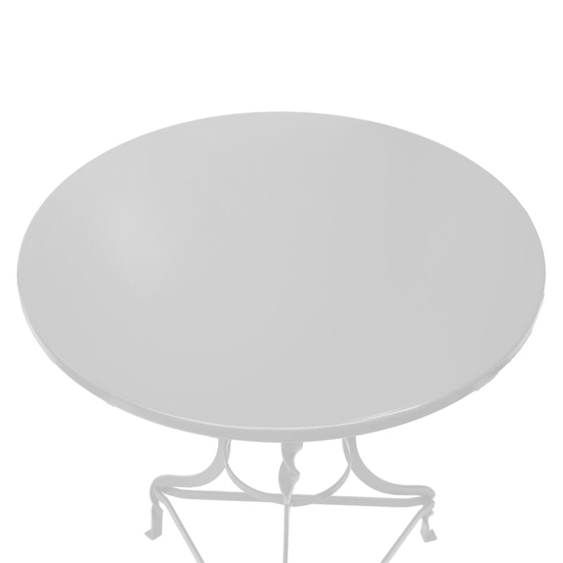 Table Noah pakoworld metallic white D58x72cm