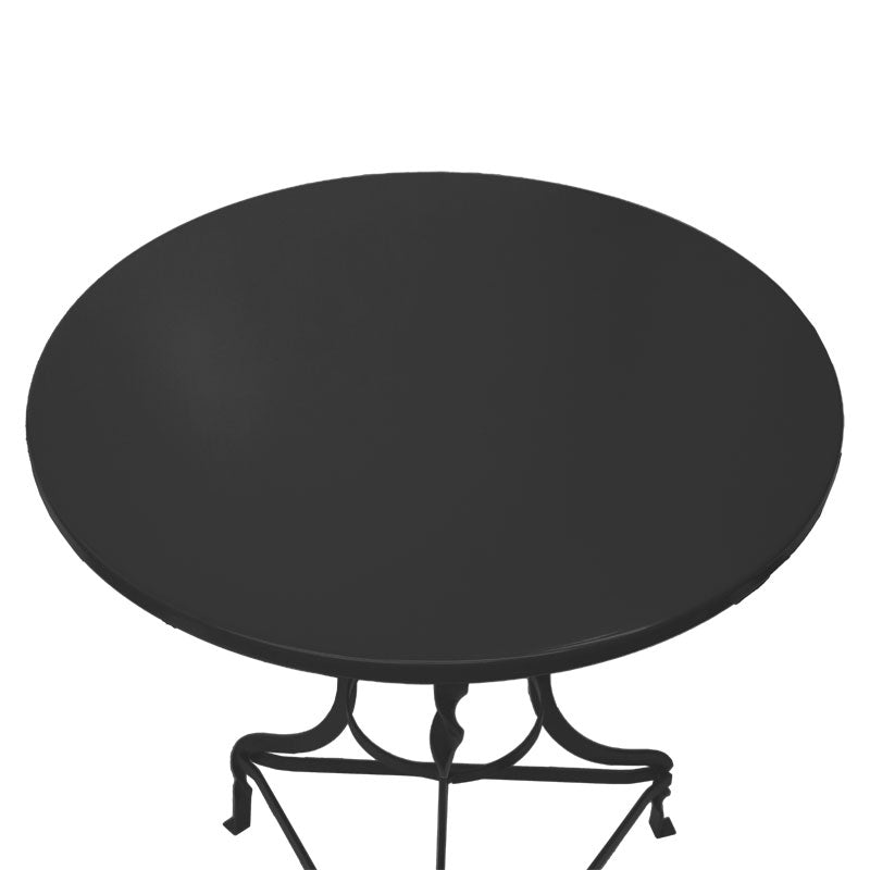 Table Noah pakoworld metallic black D58x72cm