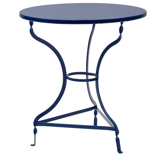 Table Noah pakoworld metallic blue D70x72cm