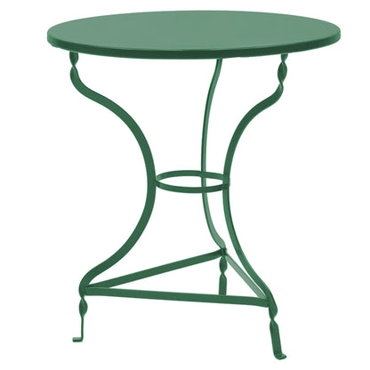 Table Noah pakoworld metallic green D70x72cm