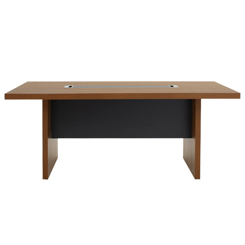 Professional conference table Oscar walnut-anthracite 200x100x76cm