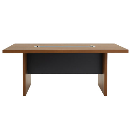 Professional conference table Oscar walnut-anthracite 200x100x76cm