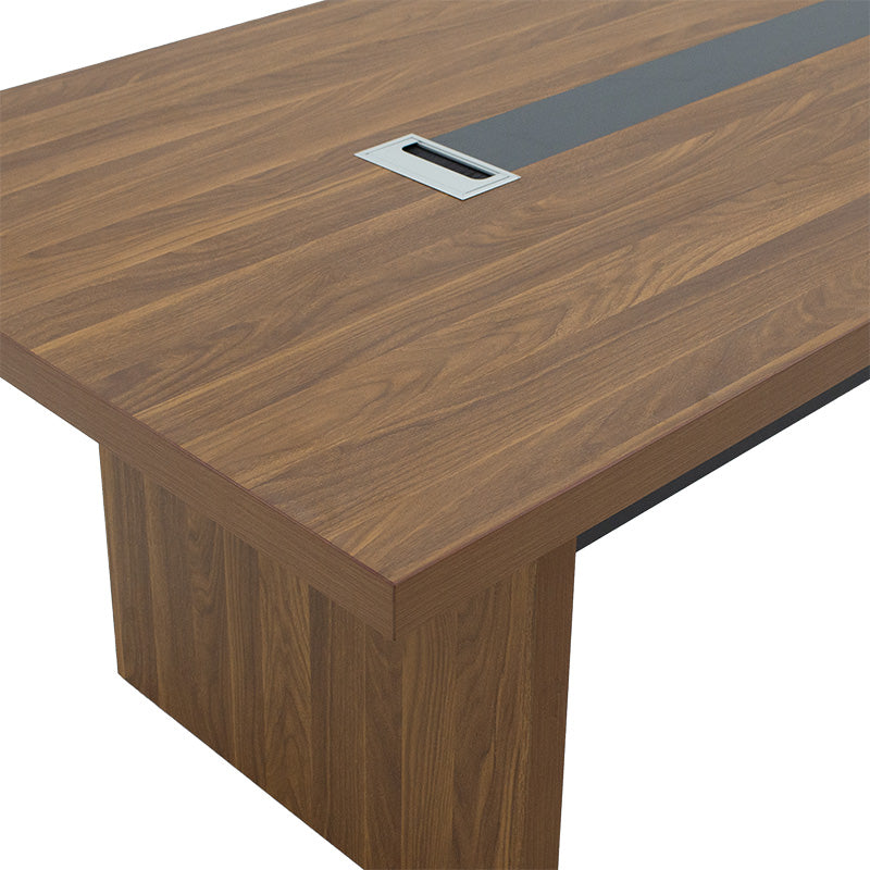 Professional conference table Oscar walnut-anthracite 200x100x76cm