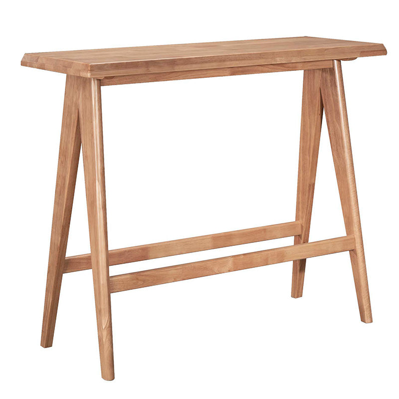 Dining set Winslow Ι set 7pieces rubberwood light walnut 120x45x100cm