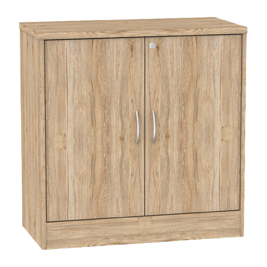 Office cabinet low professional Anze pakoworld natural melamine 80x40x80cm