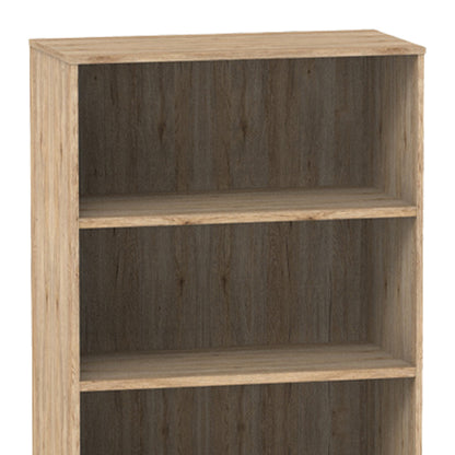 Bookcase professional Anze pakoworld natural melamine 80x40x180cm