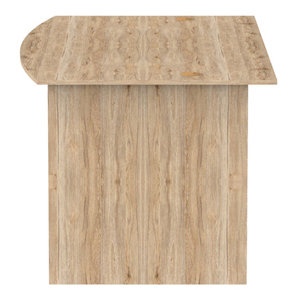 Work desk Anze natural melamine 180x93.5x75cm