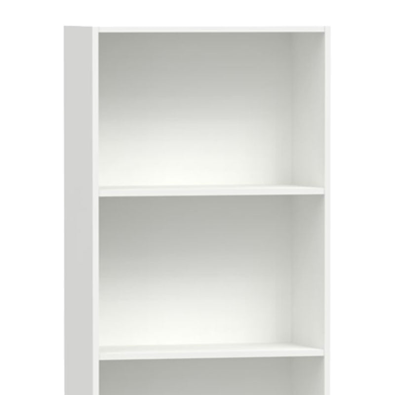 Bookcase Negan pakoworld white melamine 60x29x166cm