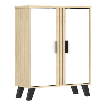 Shoe cabinet Shoby white-sonoma 70.5x30x91cm