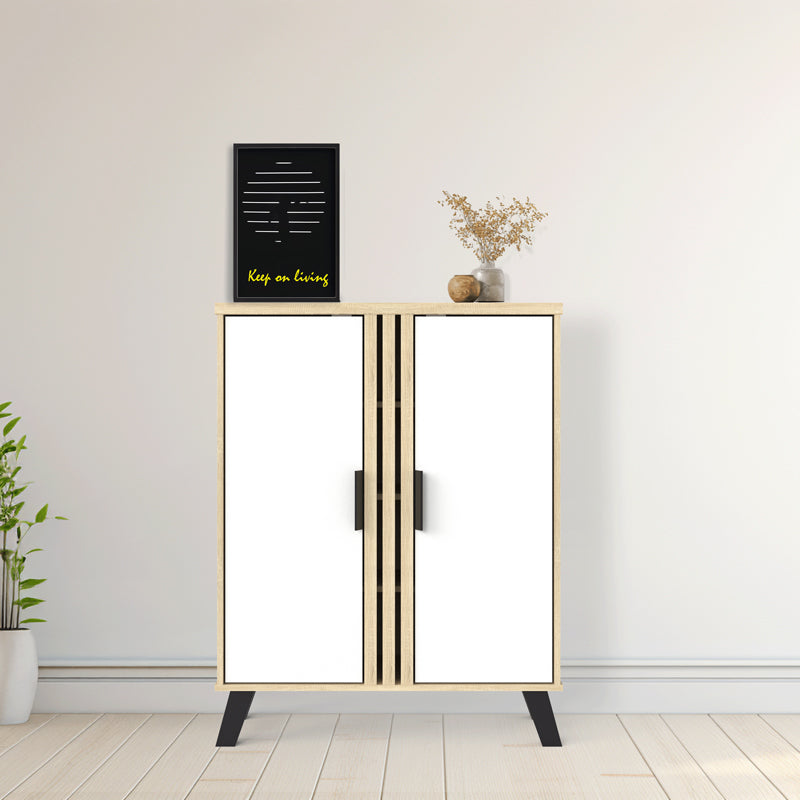 Shoe cabinet Shoby white-sonoma 70.5x30x91cm
