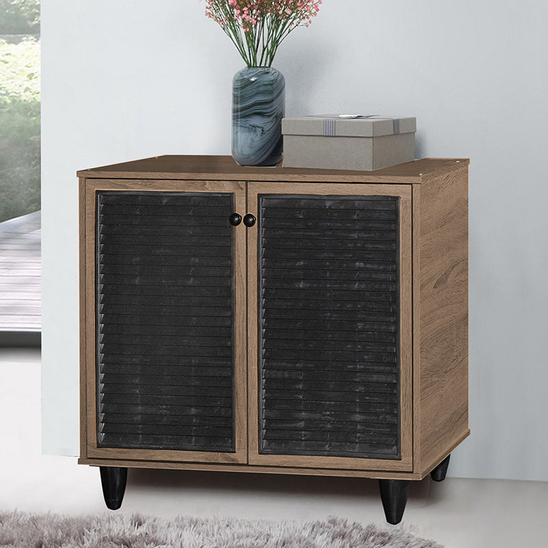 Shoe cabinet Ronan pakoworld walnut 70.5x35x.66cm