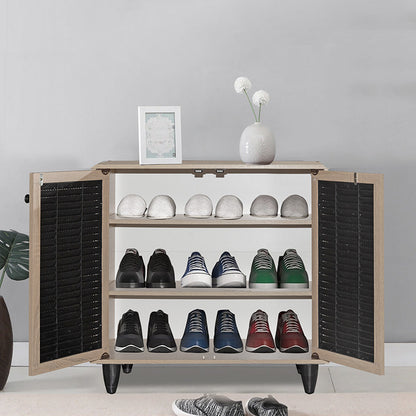 Shoe cabinet Ronan pakoworld natural 70.5x35x.66cm