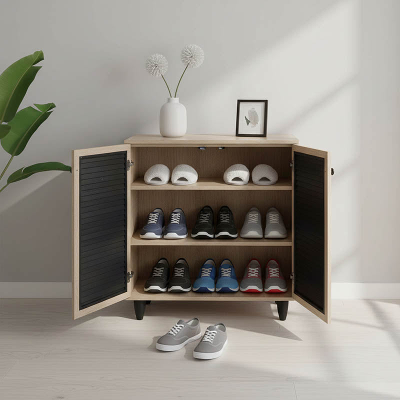 Shoe cabinet Ronan natural 70.5x35x.66cm