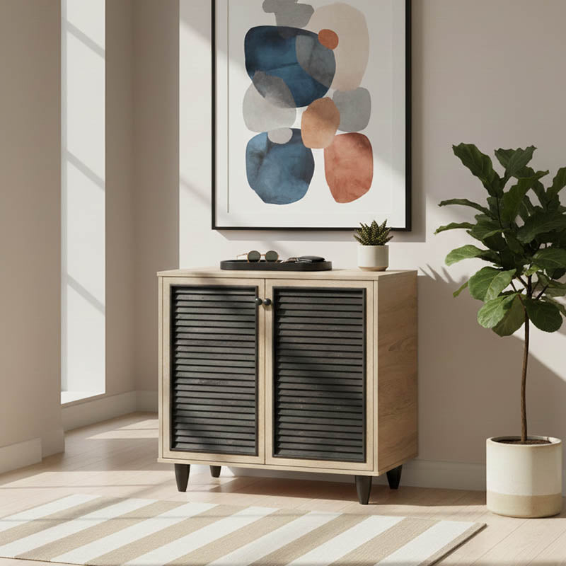 Shoe cabinet Ronan natural 70.5x35x.66cm