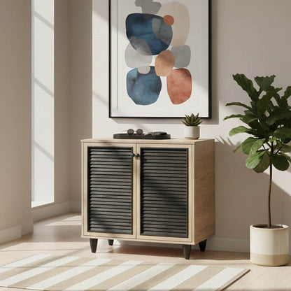 Shoe cabinet Ronan natural 70.5x35x.66cm