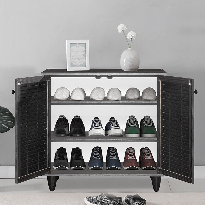 Shoe cabinet Ronan pakoworld wenge 70.5x35x.66cm