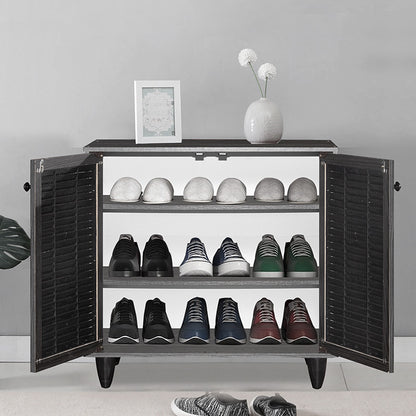 Shoe cabinet Ronan pakoworld wenge 70.5x35x.66cm