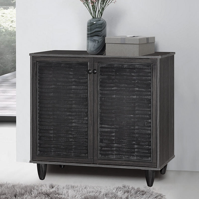 Shoe cabinet Ronan pakoworld wenge 70.5x35x.66cm