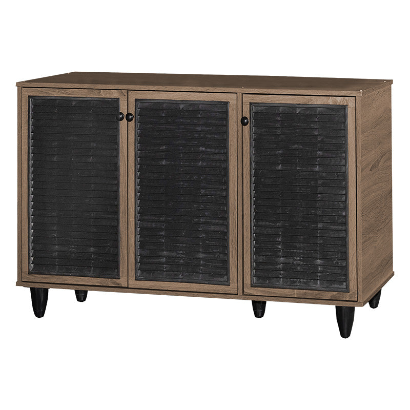 Shoe cabinet Ronan walnut 105x35x.66cm