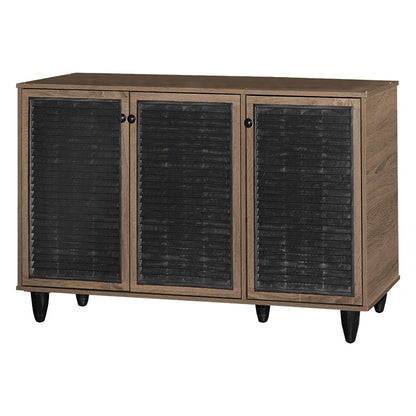 Shoe cabinet Ronan walnut 105x35x.66cm