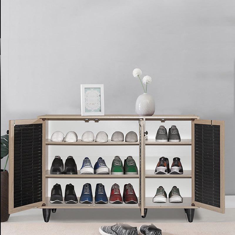 Shoe cabinet Ronan pakoworld natural 105x35x.66cm