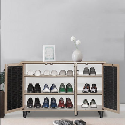 Shoe cabinet Ronan pakoworld natural 105x35x.66cm