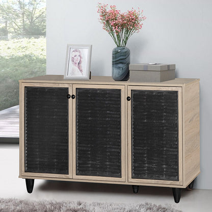 Shoe cabinet Ronan pakoworld natural 105x35x.66cm