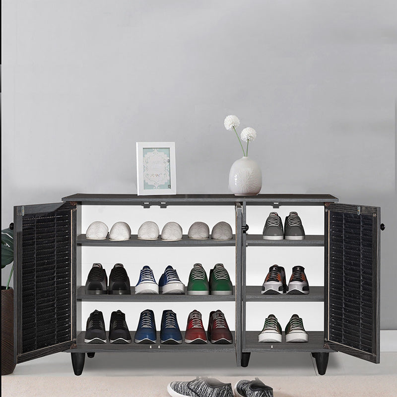 Shoe cabinet Ronan pakoworld wenge 105x35x.66cm