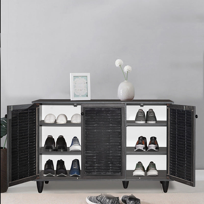 Shoe cabinet Ronan pakoworld wenge 105x35x.66cm