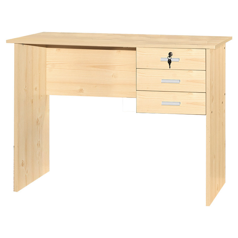 Work desk-chest of drawers Sophia pakoworld natural 116x57x72cm