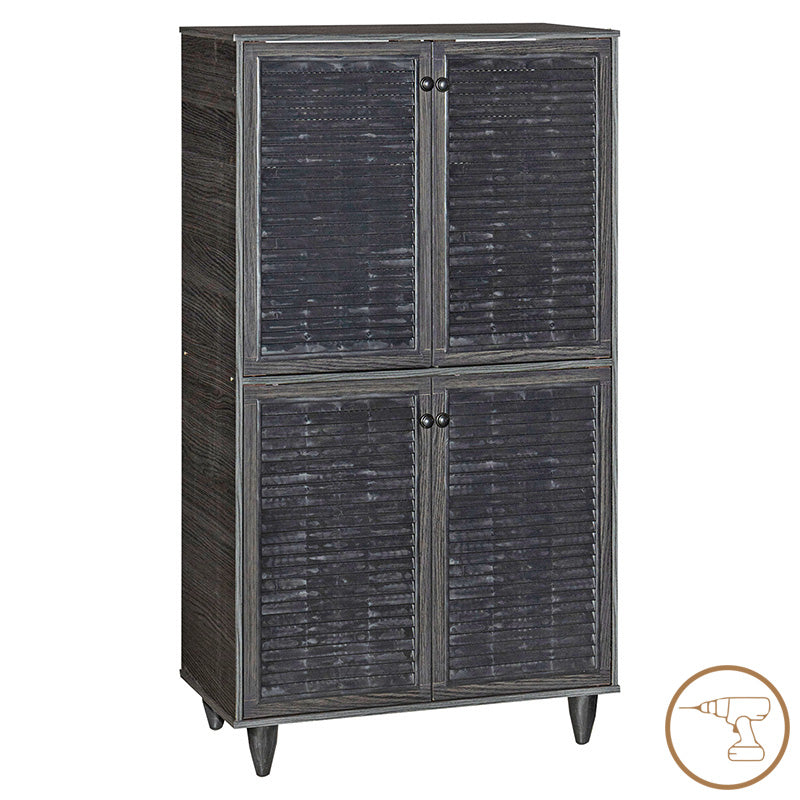 Shoe cabinet Ronan wenge 70.5x35x122cm