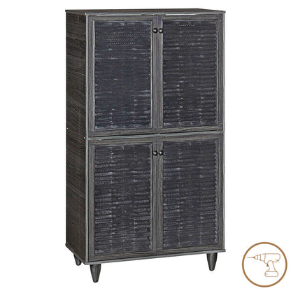 Shoe cabinet Ronan wenge 70.5x35x122cm
