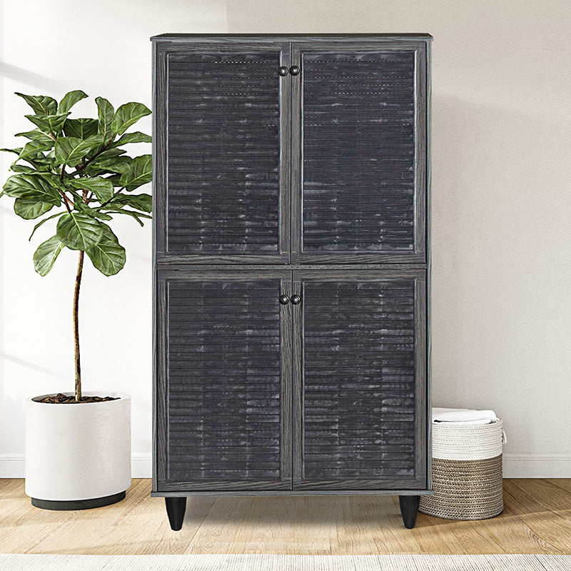 Shoe cabinet Ronan pakoworld wenge 70.5x35x122cm