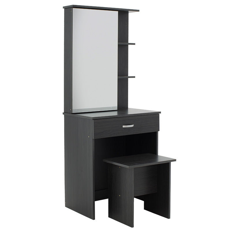 Dressing table with mirror Zelia pakoworld in wenge eo colour 60x40.5x151cm