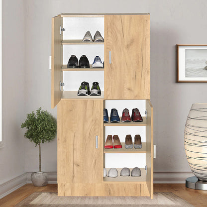 Shoe cabinet Felicity pakoworld natural mo 60x32x127cm