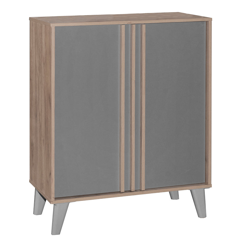 Shoe cabinet Milana pakoworld natural mo-anthracite 74x38x95cm