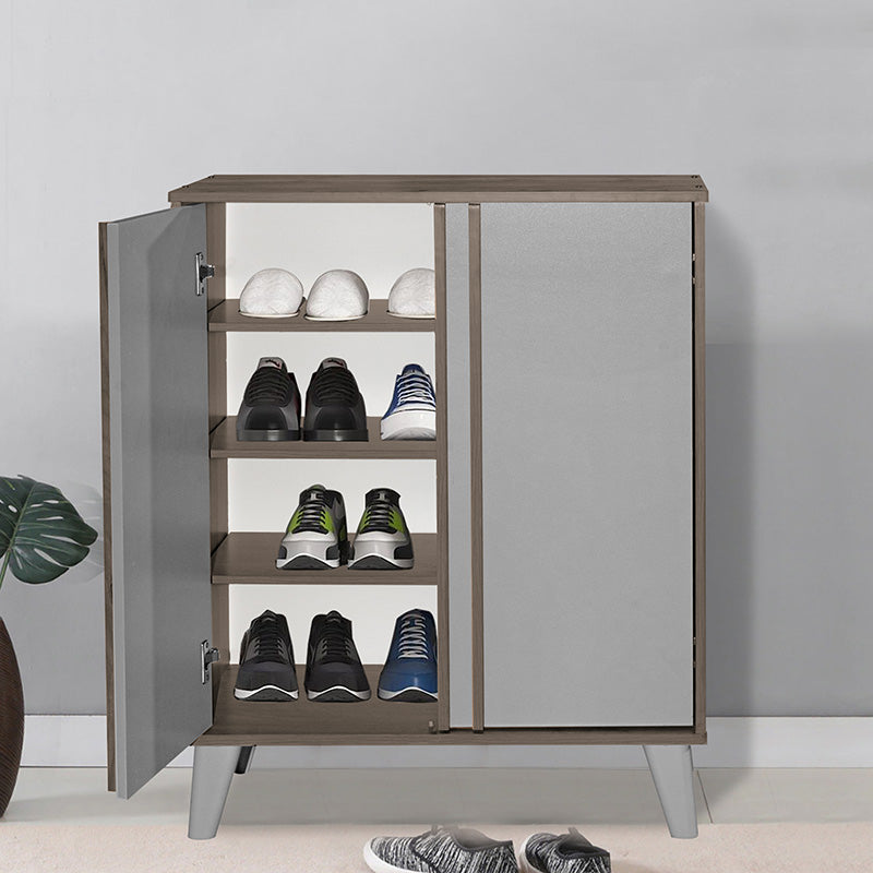 Shoe cabinet Milana pakoworld sonoma rw-anthracite 74x38x95cm