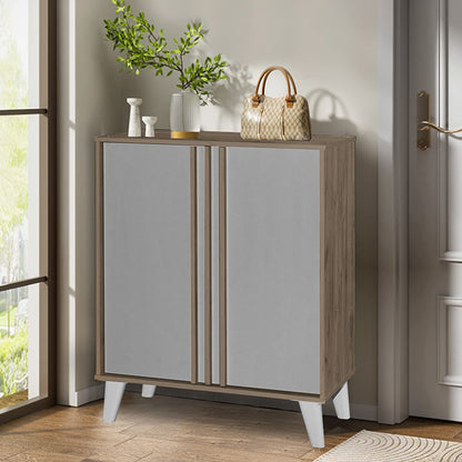 Shoe cabinet Milana pakoworld sonoma rw-anthracite 74x38x95cm