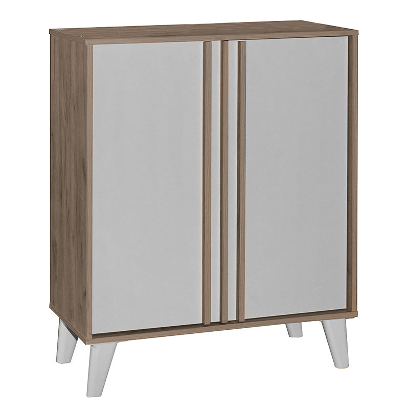 Shoe cabinet Milana pakoworld sonoma rw-anthracite 74x38x95cm