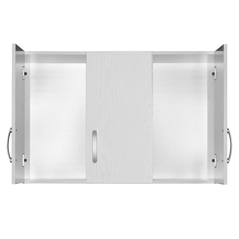 Cabinet Zelia pakoworld 3 doors white 90x42x60cm