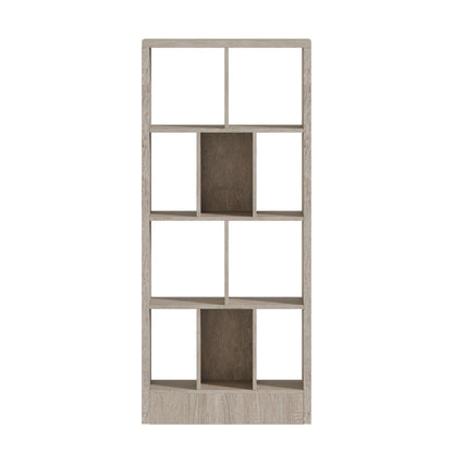 Bookcase Dividre pakoworld sonoma oak melamine 80x30x181cm