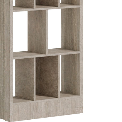 Bookcase Dividre pakoworld sonoma oak melamine 80x30x181cm