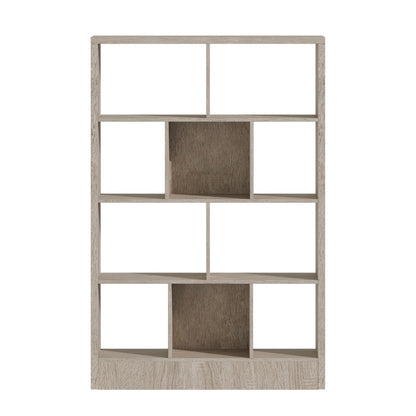 Bookcase Dividre pakoworld sonoma oak melamine 120x30x181cm