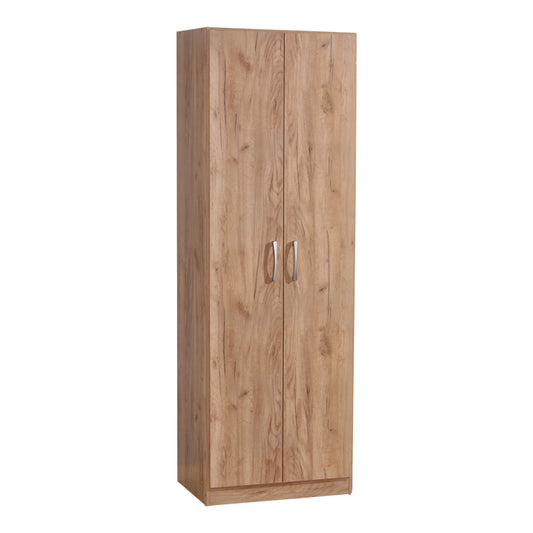 2 doors wardrobe Jonar pakoworld oak melamine 60x42x180cm