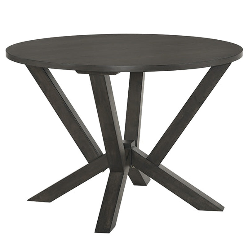 Biron table pakoworld natural wood rubberwood-MDF brown-anthracite D120x75cm