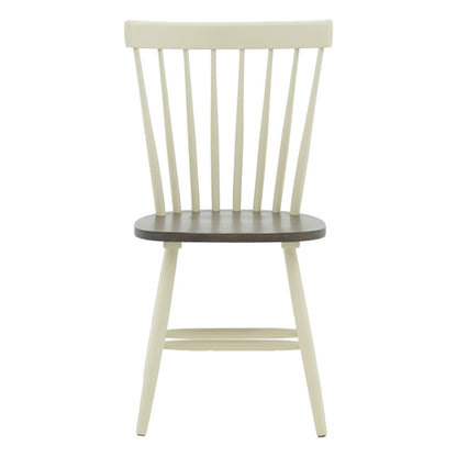 Larus pakoworld natural wood rubberwood anthracite chair-white 50x49x90cm